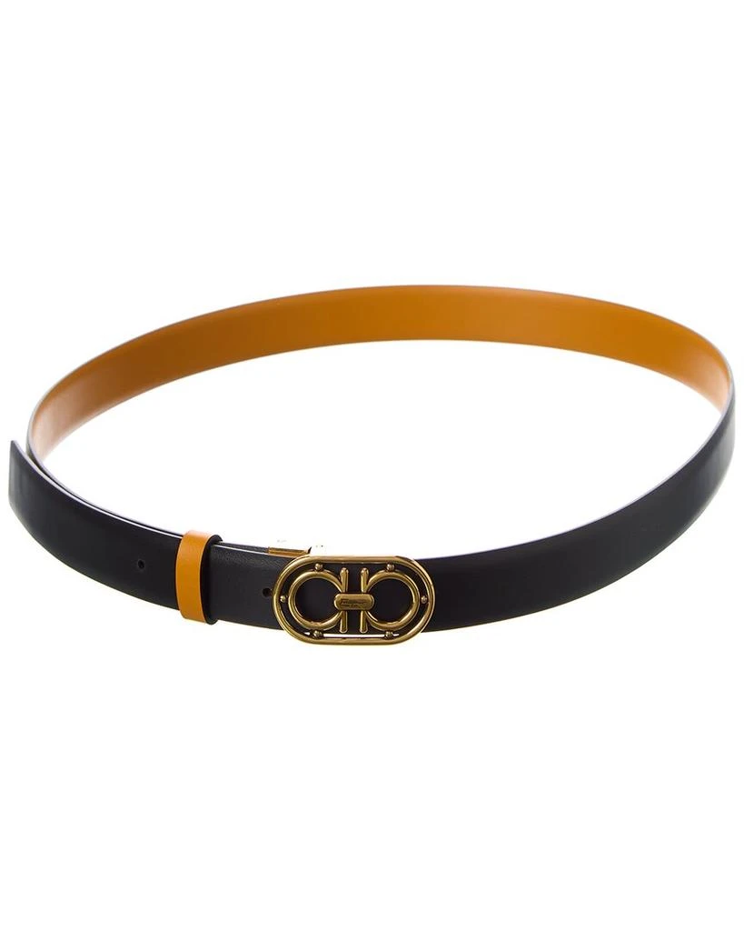 商品Salvatore Ferragamo|Salvatore Ferragamo Gancini Reversible & Adjustable Leather Belt,价格¥2848,第2张图片详细描述