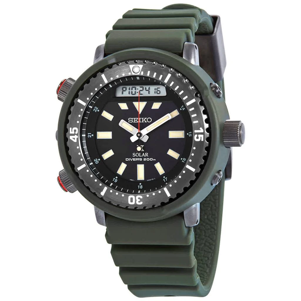 商品Seiko|Seiko Prospex Black Dial Mens Watch SNJ031,价格¥2575,第1张图片