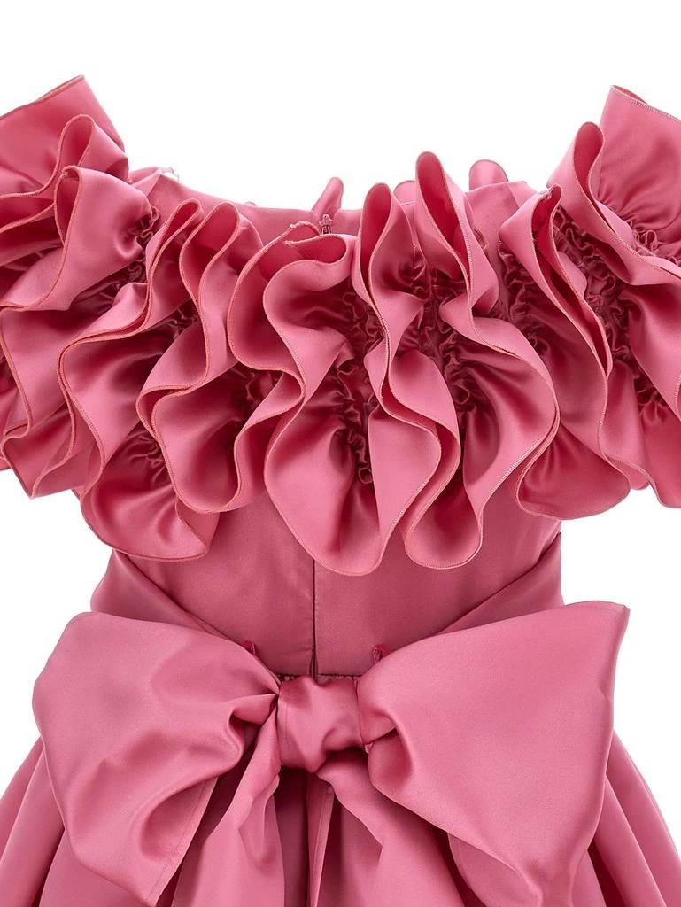 商品MONNALISA|Monnalisa Embellished Ruffled Flared Dress,价格¥2751,第5张图片详细描述