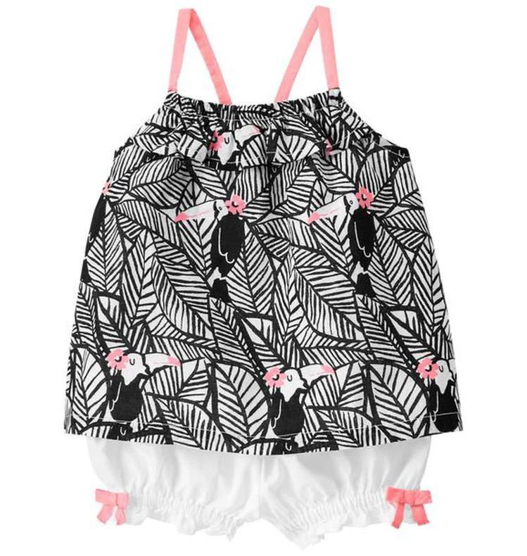 商品Gymboree|棕榈树印花、荷叶边设计组,价格¥42,第1张图片