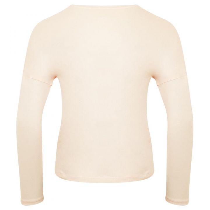 商品Chloé|Pale Pink Long Sleeve Logo T Shirt,价格¥545-¥704,第5张图片详细描述