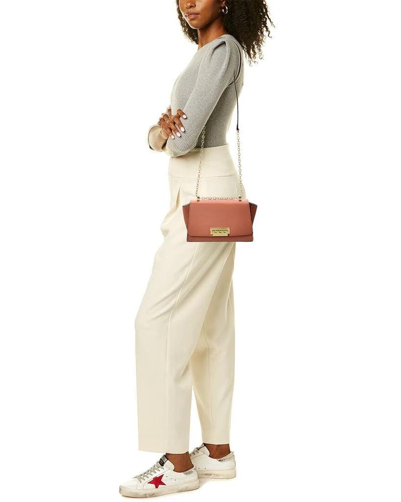 商品Zac Posen|ZAC Zac Posen Eartha Mini Chain Leather Shoulder Bag,价格¥650,第4张图片详细描述
