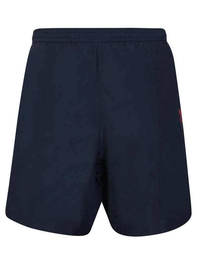 商品AMI|AMI Paris Logo-Embroidered Elasticated Waistband Swim Shorts,价格¥960,第1张图片