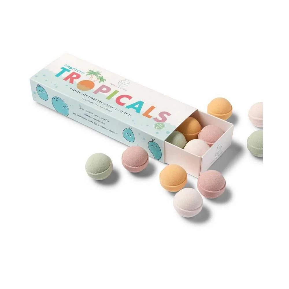 商品Dabble & Dollop|Droplets Bath Bombs - Tropicals,价格¥226,第1张图片