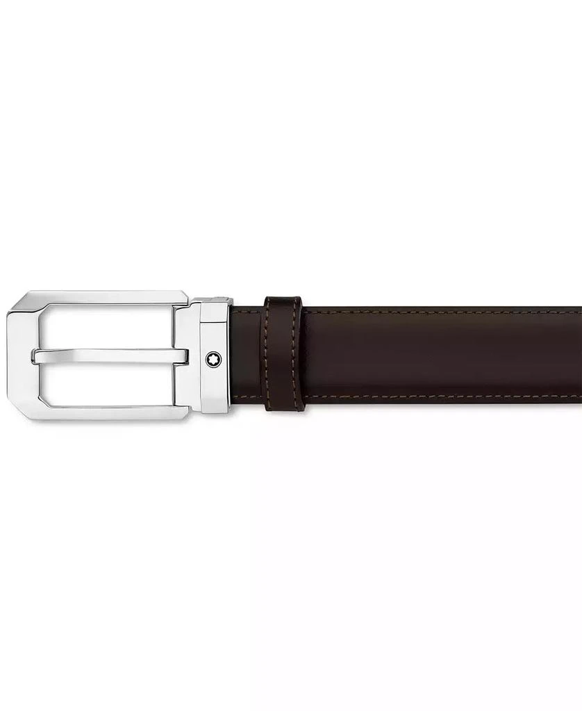 商品MontBlanc|Men's Pin-Buckle Leather Belt,价格¥2900,第4张图片详细描述