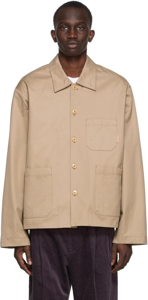 商品Acne Studios|Beige Twill Jacket,价格¥1939,第1张图片