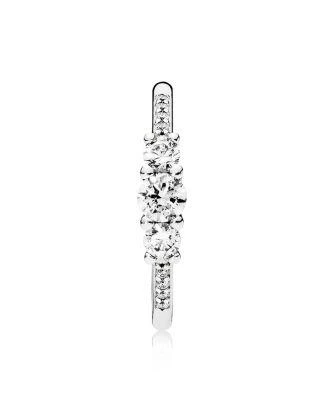 商品PANDORA|Sterling Silver & Cubic Zirconia Fairytale Sparkle Ring,价格¥449,第2张图片详细描述