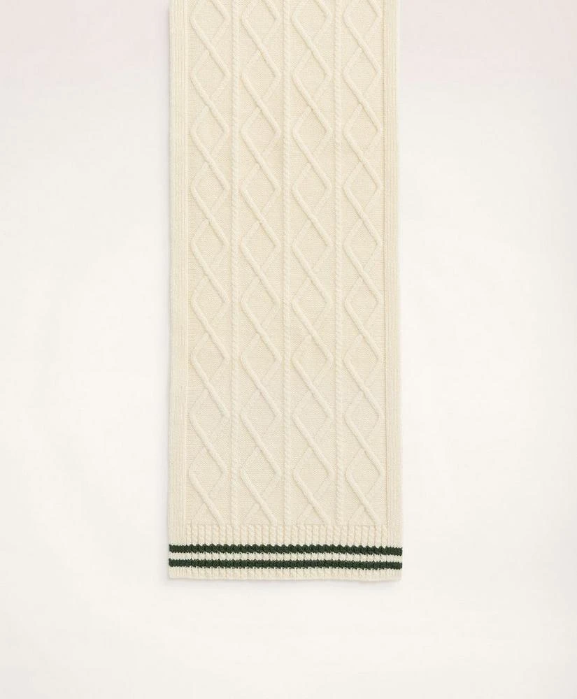 商品Brooks Brothers|Lambswool Cable Knit Scarf,价格¥547,第2张图片详细描述