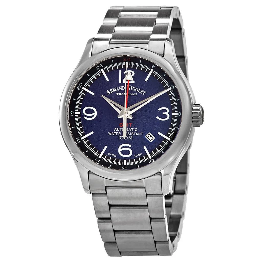 商品Armand Nicolet|Armand Nicolet Automatic Blue Dial Mens Watch A846HAA-BU-M2850A,价格¥13125,第1张图片