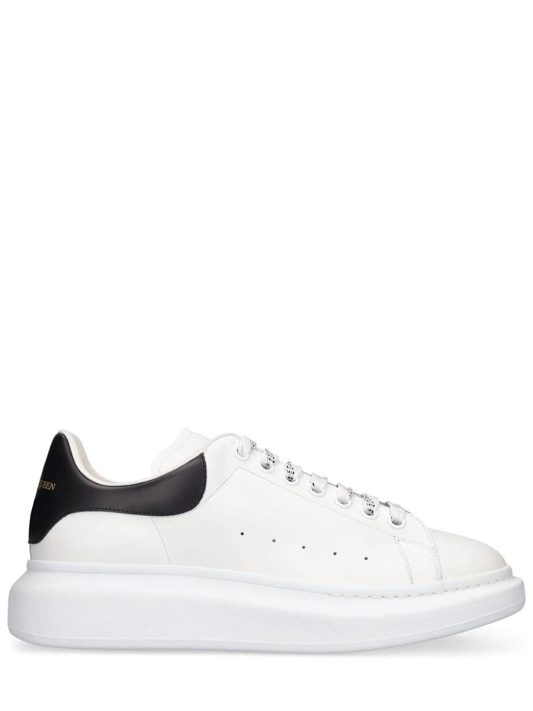 商品Alexander McQueen|45mm Oversized Leather Sneakers,价格¥4509,第1张图片