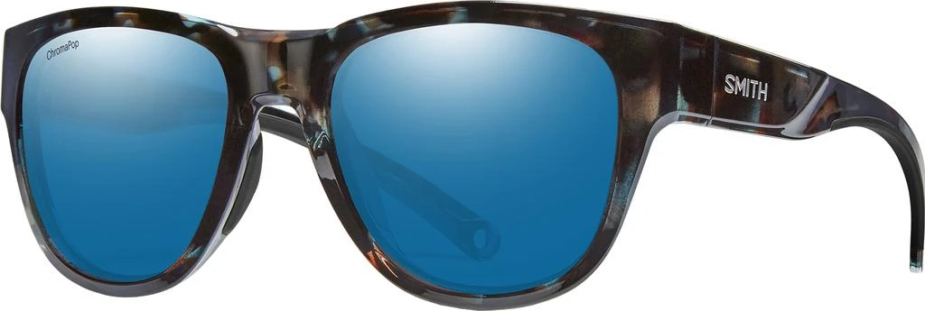 商品Smith Optics|Rockaway Sunglasses - Sky Tortoise - ChromaPop Polarized Blue Mirror Lens,价格¥1146,第1张图片