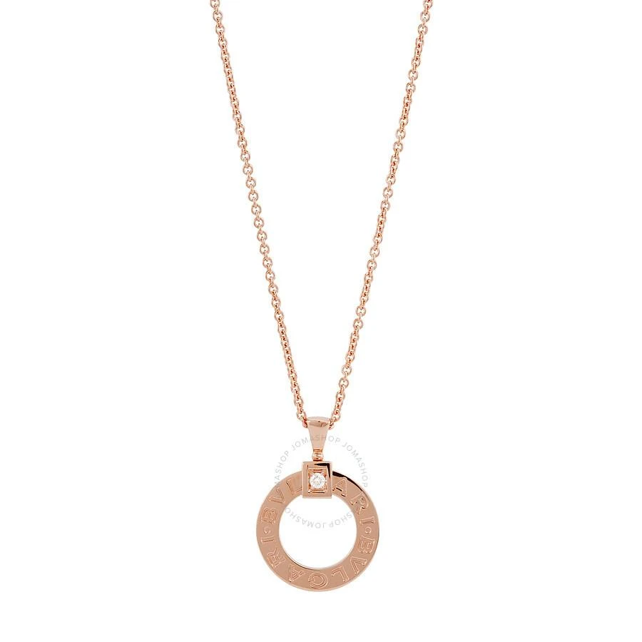 商品BVLGARI|Bvlgari 18K Pink Gold Diamond Pendant 344492,价格¥30820,第1张图片
