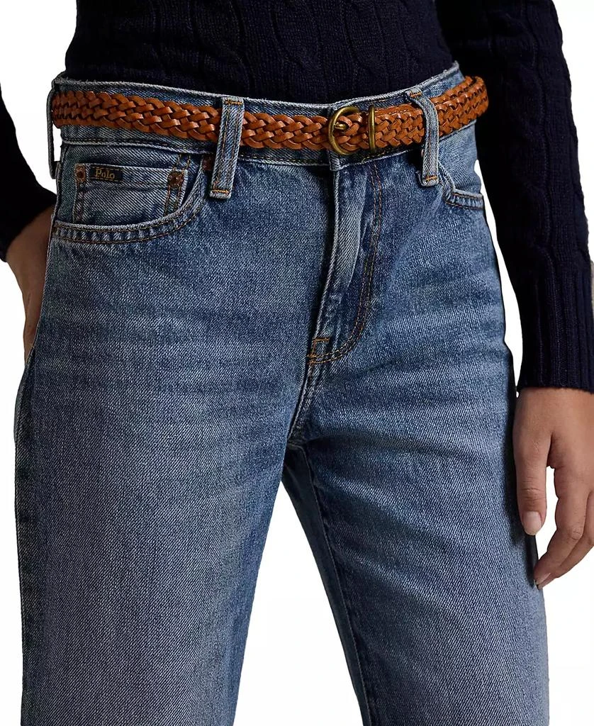 商品Ralph Lauren|Big Girls High-Rise Straight Fit Jeans,价格¥201,第3张图片详细描述