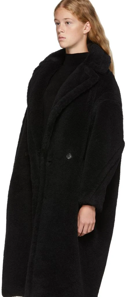 商品Max Mara|Black Teddy Bear Coat,价格¥28767,第4张图片详细描述