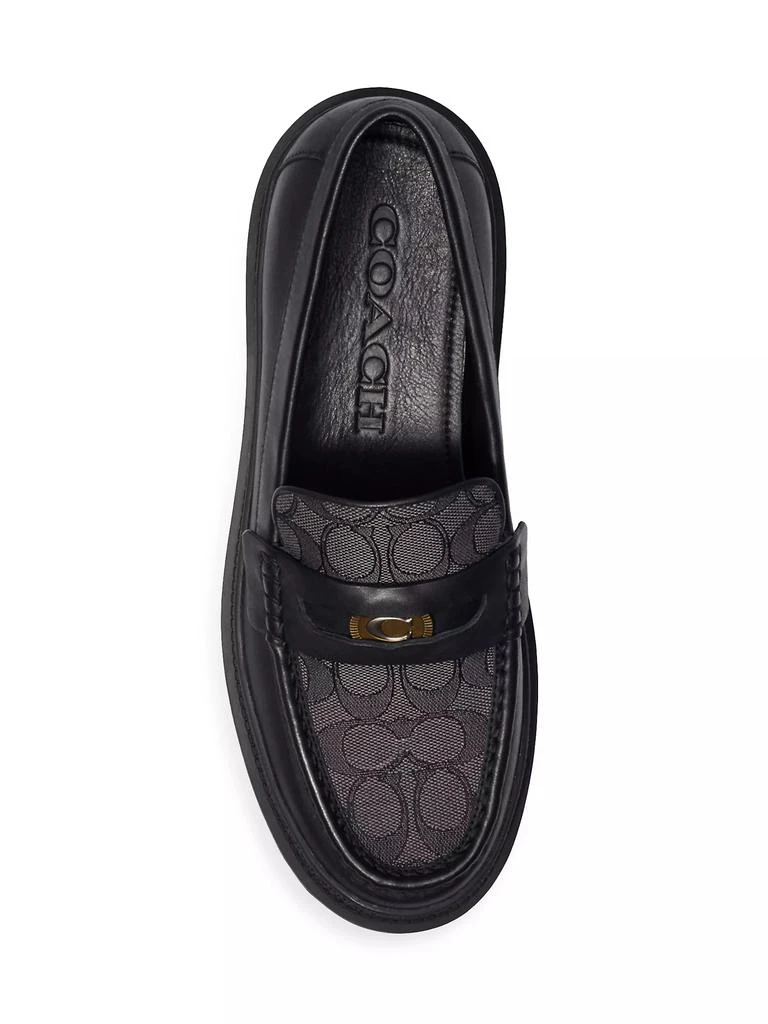 商品Coach|Coin C Coin Signature Leather Loafers,价格¥1031,第5张图片详细描述