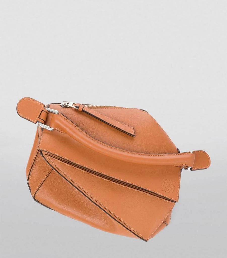 Small Leather Puzzle Top-Handle Bag 商品