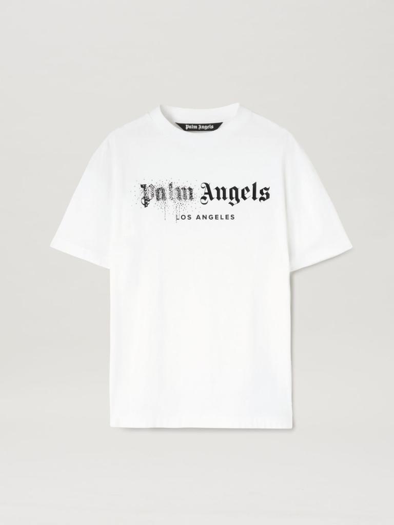 PALM ANGELS Logo print T-shirt商品第4张图片规格展示
