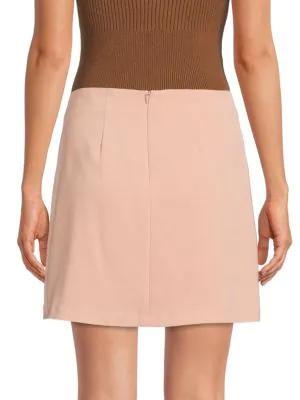 商品ASTR|Woodbury Button Front Mini Skirt,价格¥216,第4张图片详细描述
