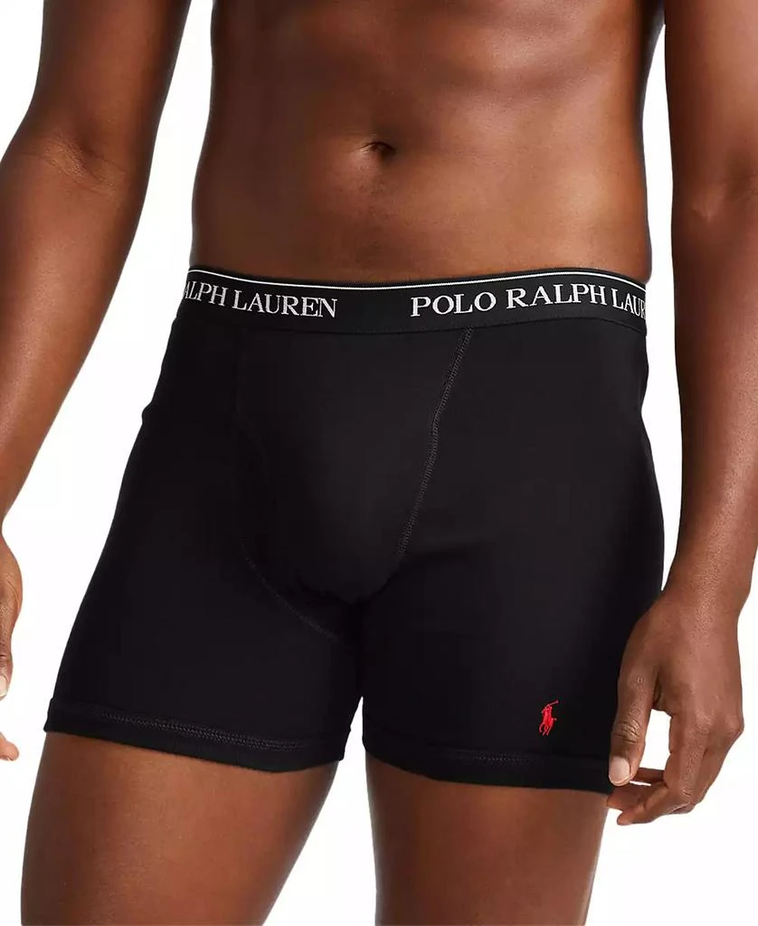 商品Ralph Lauren|Men's 5-Pack Classic Cotton Boxer Briefs,价格¥520,第3张图片详细描述