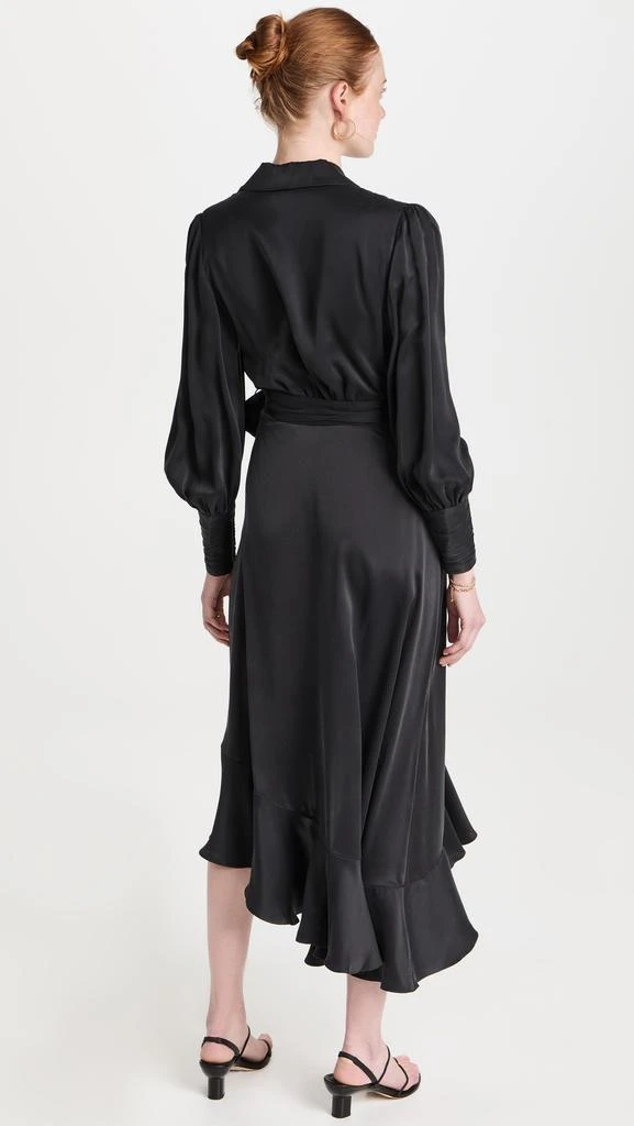 商品Zimmermann|Zimmermann 真丝裹身中长连衣裙,价格¥4731,第3张图片详细描述
