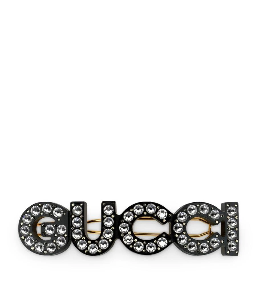 商品Gucci|Embellished Logo Hair Clip,价格¥4375,第1张图片