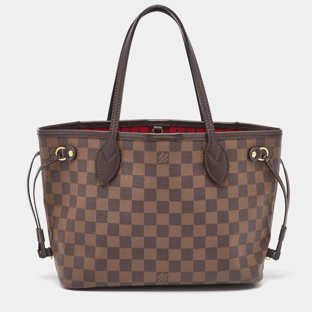 商品[二手商品] Louis Vuitton|Louis Vuitton Damier Ebene Canvas Neverfull PM Bag,价格¥9953,第1张图片