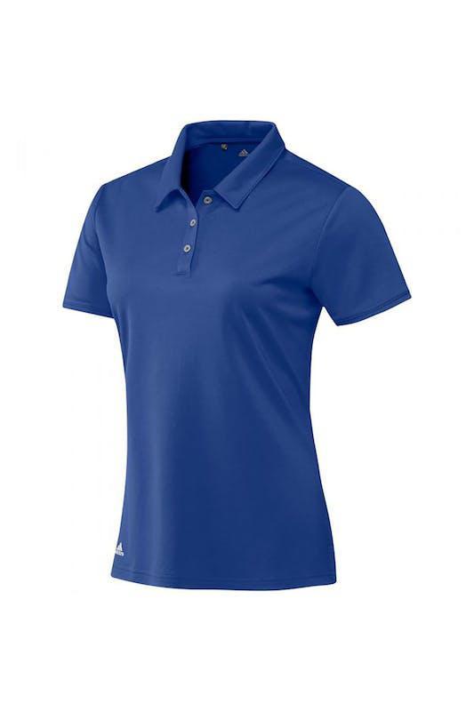 商品Adidas|Adidas Teamwear Womens/Ladies Lightweight Short Sleeve Polo Shirt (EQT Blue),价格¥159,第1张图片