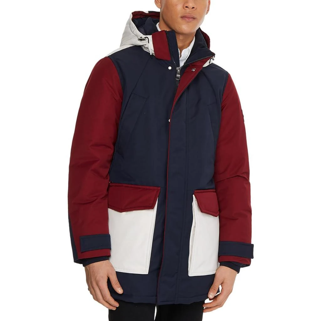 商品Tommy Hilfiger|Tommy Hilfiger Mens Rockie Down Filled Quilted Parka Coat,价格¥612,第1张图片