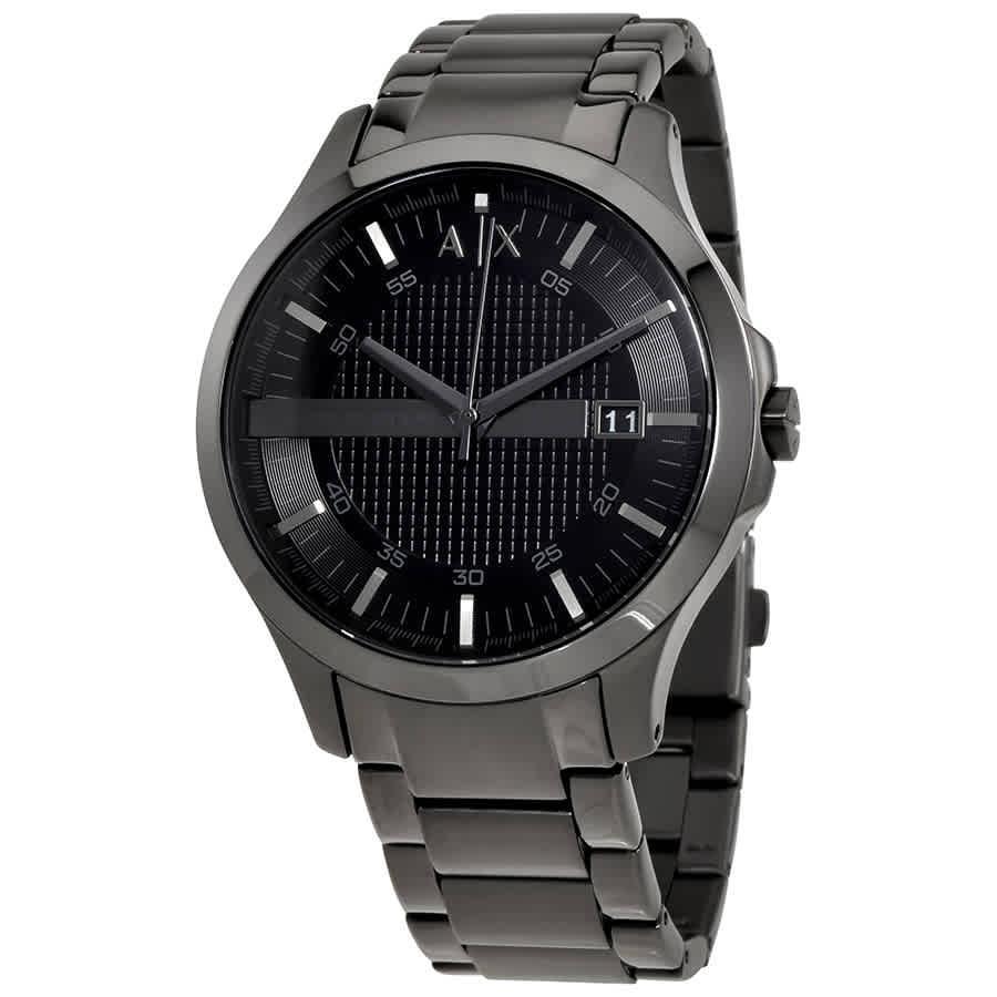 商品Armani Exchange|Armani Exchange Hampton Black Dial Mens Gift Set AX7101,价格¥758,第1张图片