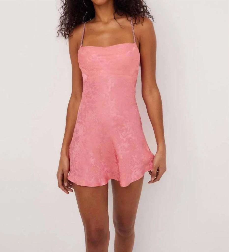 商品For Love & Lemons|Gabrielle Mini Dress In Pink,价格¥826,第5张图片详细描述