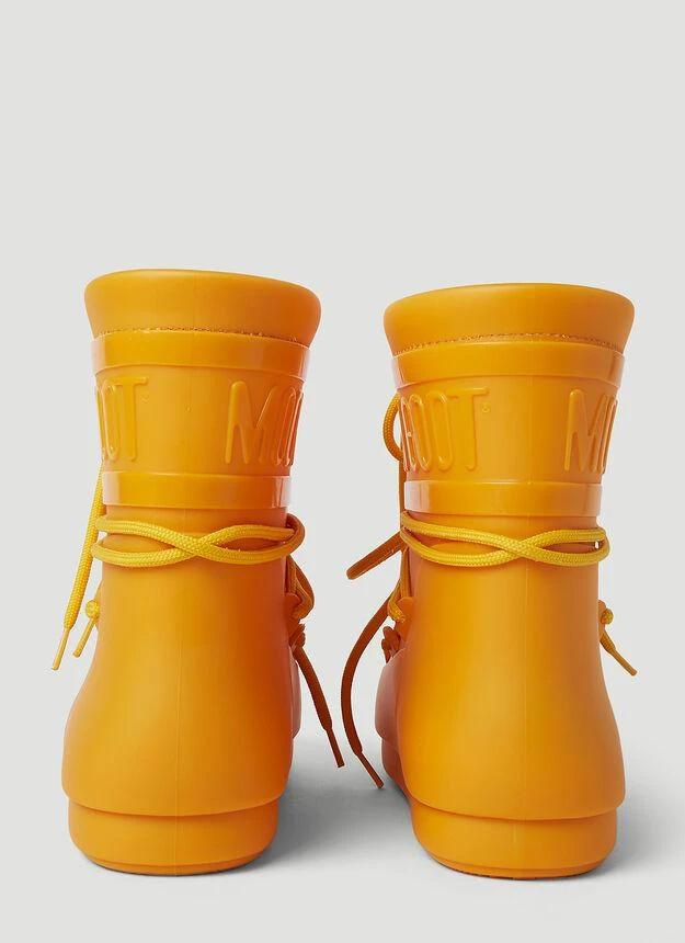 商品Moon Boot|Icon Low Rubber Rain Boots in Yellow,价格¥1512,第4张图片详细描述