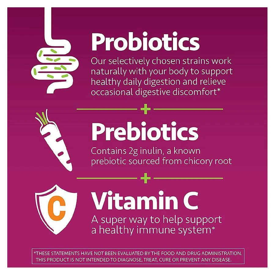 Probiotic + Prebiotic, Vitamin C, Berry Flavor, Gummies 商品
