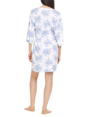 商品Flora Nikrooz|Maple 3-Piece Floral Pajama Short Set,价格¥221,第5张图片详细描述