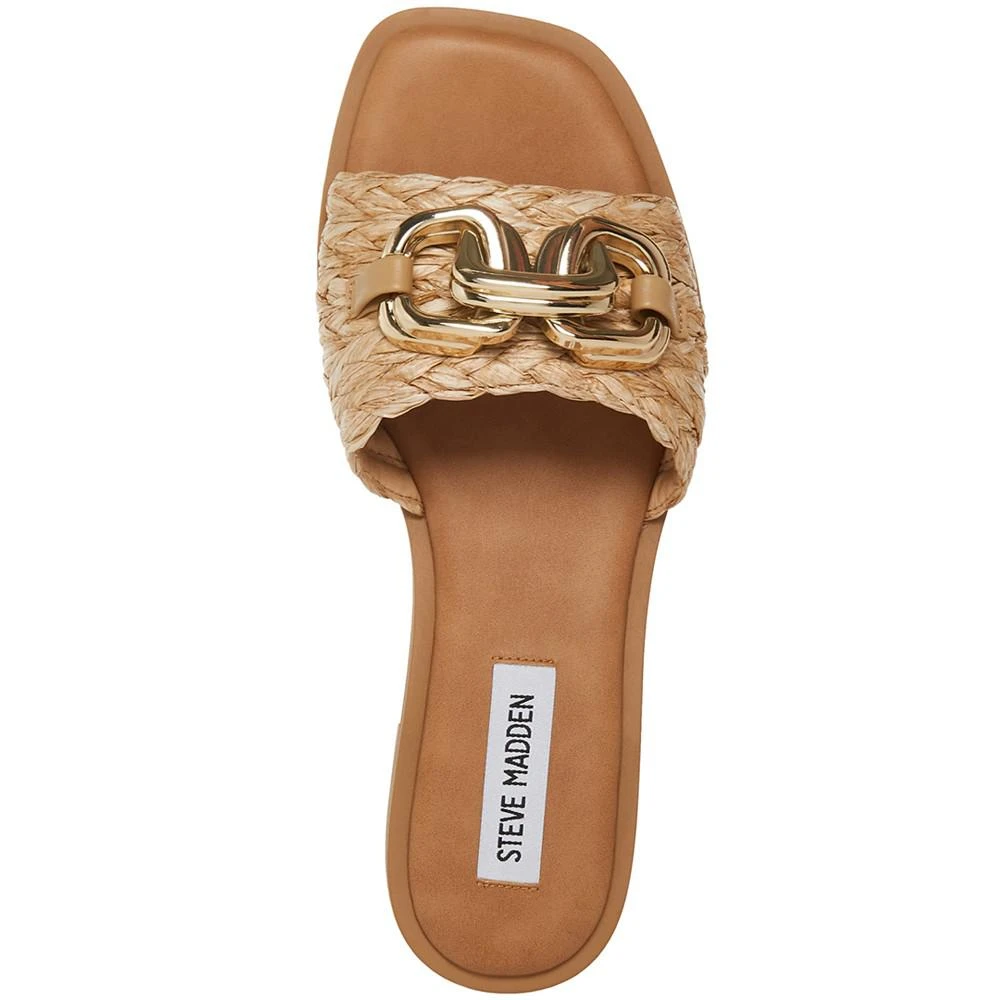 商品Steve Madden|Women's Gene Embellished Slide Sandals,价格¥580,第4张图片详细描述