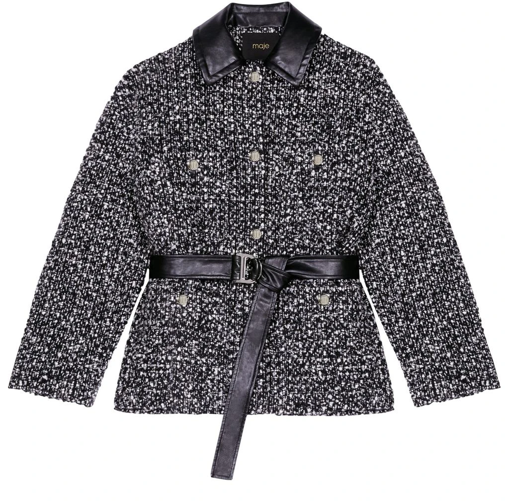 商品Maje|Short tweed coat,价格¥2121,第1张图片