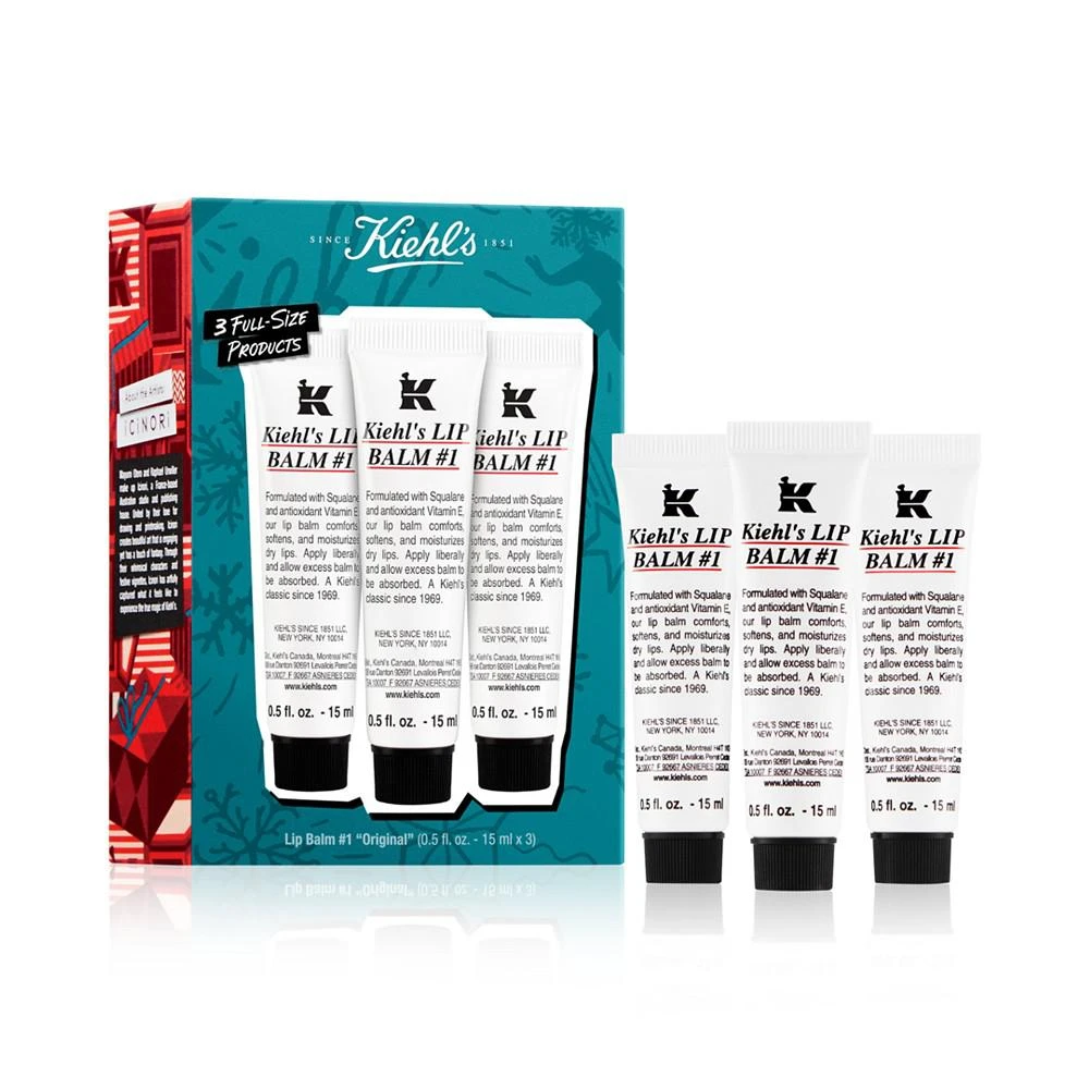 商品Kiehl's|3-Pc. Kiss Me With Kiehl's Lip Balm Set,价格¥225,第1张图片