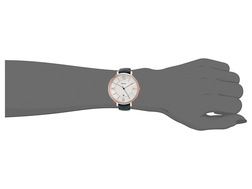 商品Fossil|Jacqueline Three-Hand Leather Watch,价格¥565,第3张图片详细描述