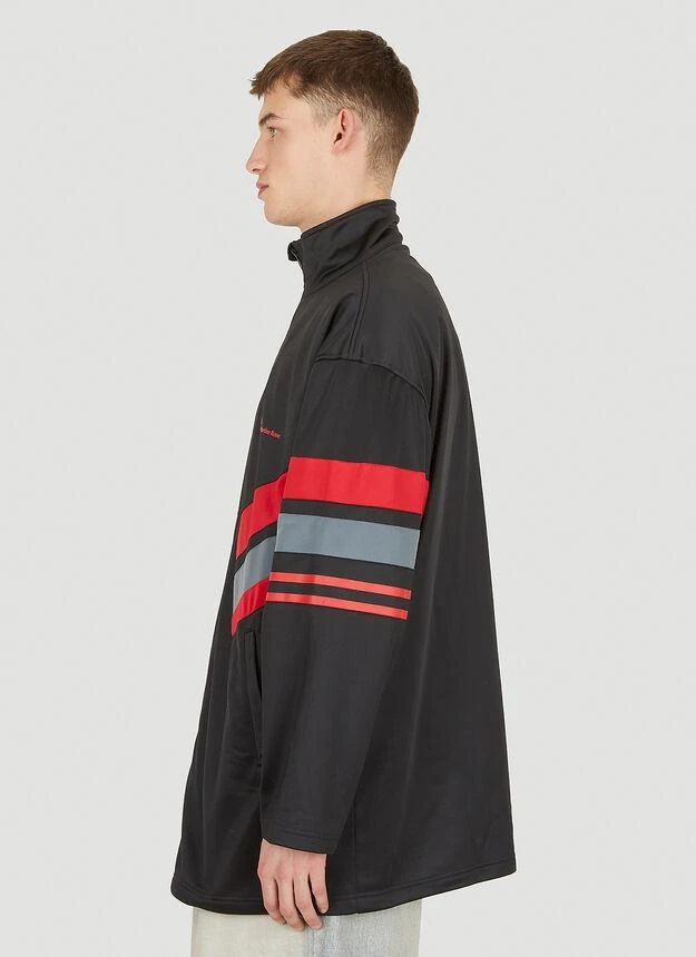 商品Martine Rose|Striped Track Jacket in Black,价格¥1976,第3张图片详细描述