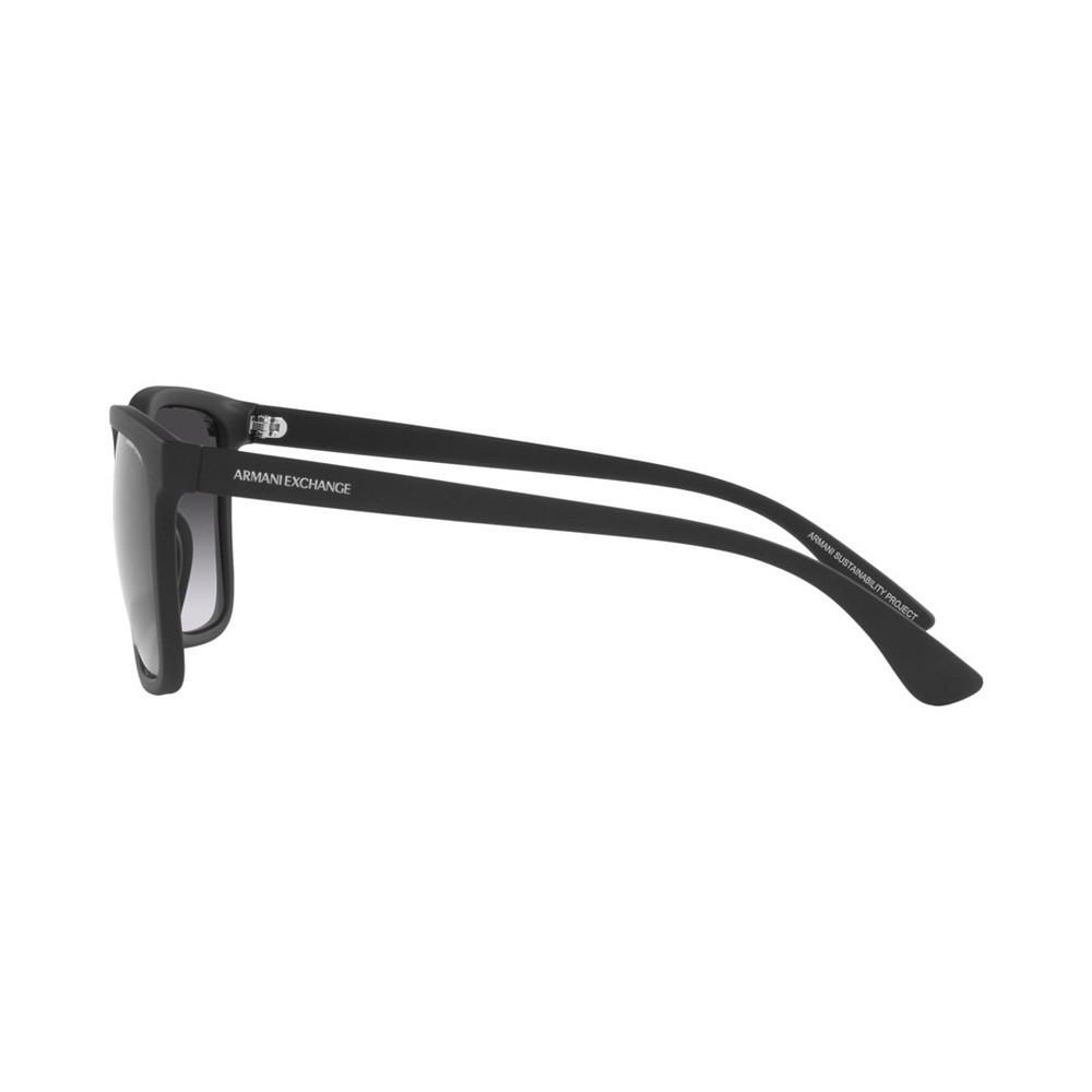商品Armani Exchange|Men's Sunglasses, AX4112SU 55,价格¥616,第5张图片详细描述