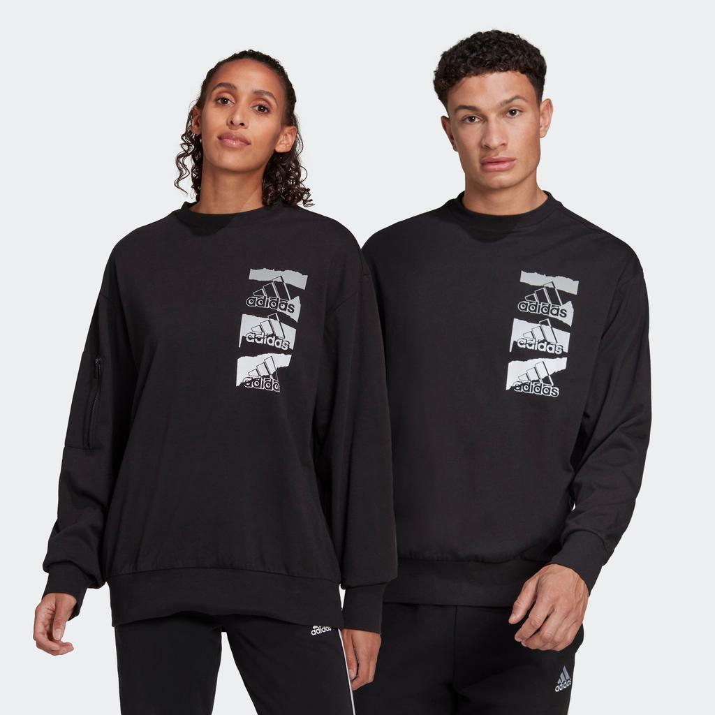 Men's adidas Essentials Brandlove Sweatshirt (Gender Neutral)商品第7张图片规格展示