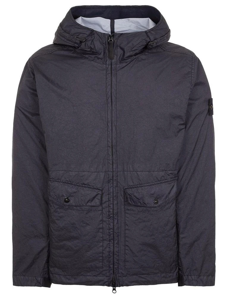商品Stone Island|Membrana 3l Tc Zipped Hooded Jacket,价格¥4583,第1张图片