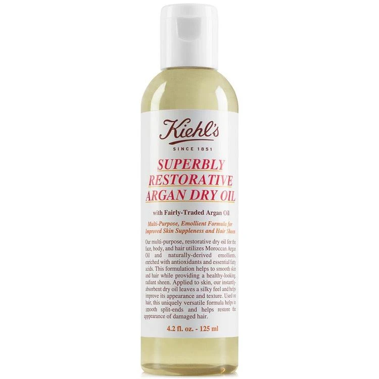 商品Kiehl's|Superbly Restorative Argan Dry Oil, 4.2-oz.,价格¥252,第1张图片