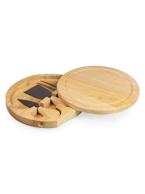 商品Picnic Time|Brie 4-Piece Cheese Board & Tool Set,价格¥210,第1张图片