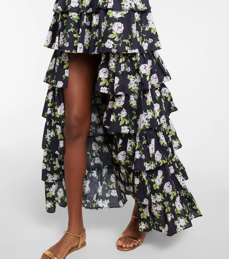 商品CAROLINE CONSTAS|Malta floral poplin midi dress,价格¥4456,第5张图片详细描述