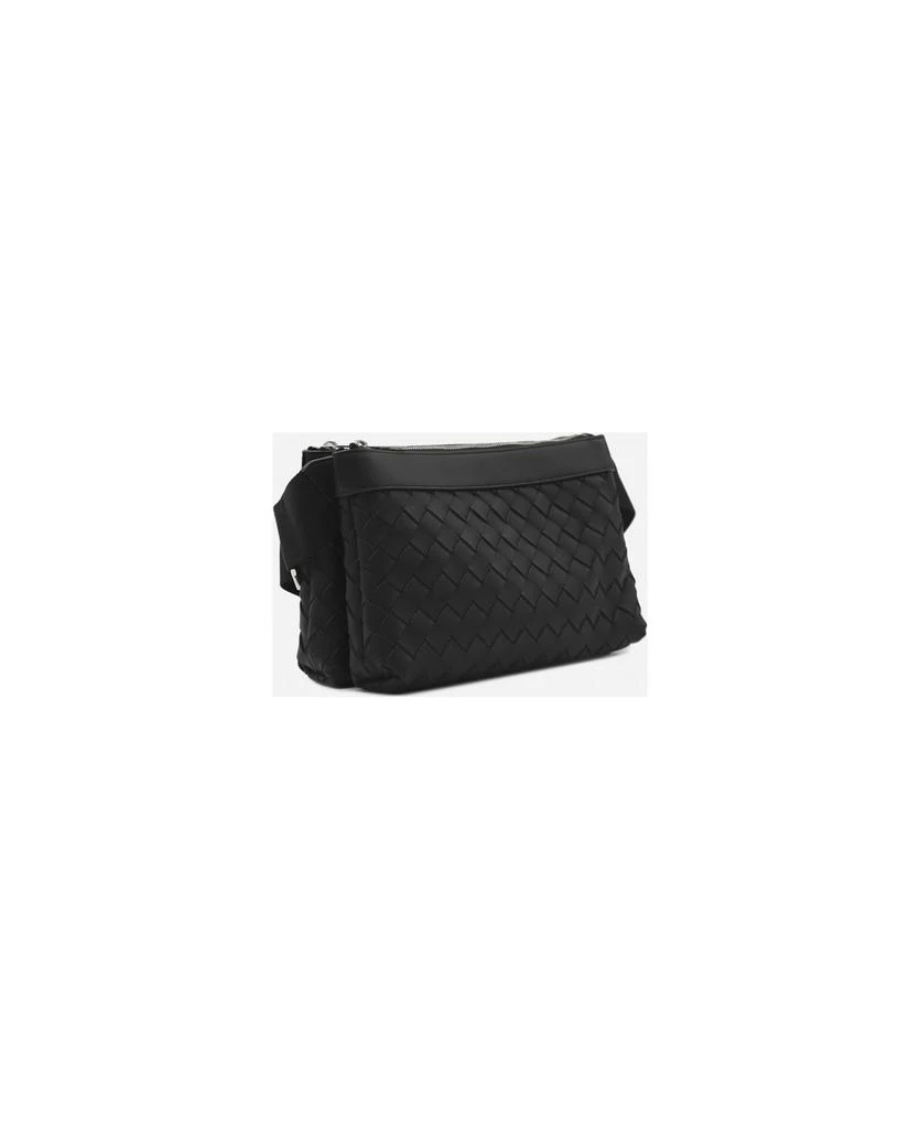 商品Bottega Veneta|Leather Shoulder Bag With All-over Woven Pattern,价格¥9553,第2张图片详细描述