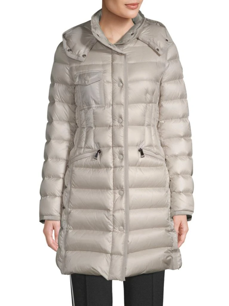 商品Moncler|Moncler - Hermine Leger Coat,价格¥7572,第1张图片