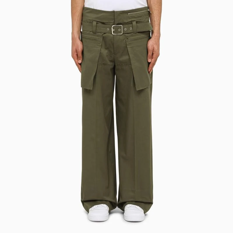商品BLUEMARBLE|BLUEMARBLE Military trousers with belt,价格¥1933,第1张图片