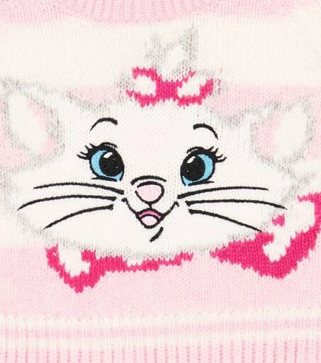 商品MONNALISA|Baby striped intarsia wool-blend sweater,价格¥768,第3张图片详细描述
