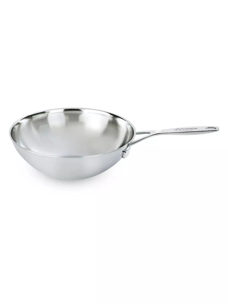商品Demeyere|Stainless Steel Flat Bottom Wok with Helper Handle,价格¥1949,第1张图片