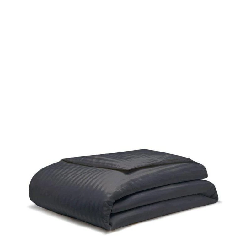 商品Belledorm|Hotel Suite Stripe Duvet Set Charcoal TWIN,价格¥604,第1张图片